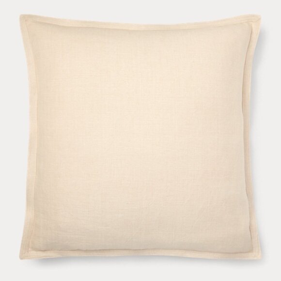 Ralph Lauren Marylebone Elton Linen Euro Pillow Sham Sand